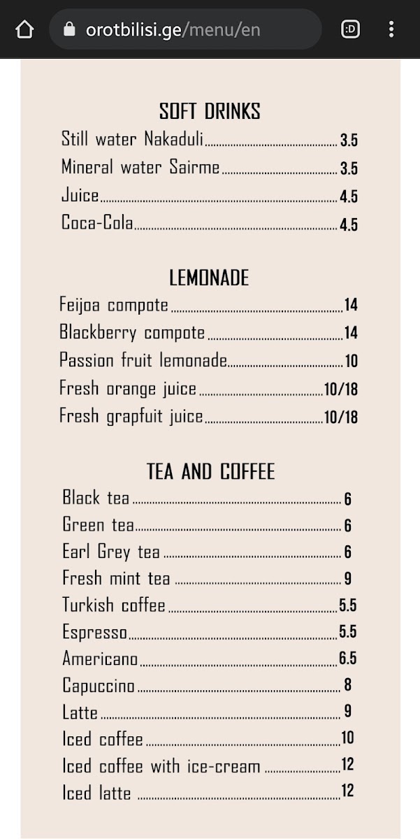 Menu Oro Marjanishvili-6